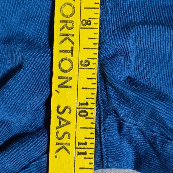 Northern Reflections corduroy pants women's size 10 blue straight leg ankle crop - Picture 10 of 11